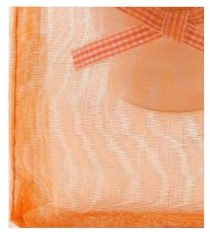 100 Stück Organza Säckchen Organzasäckchen Zum Befüllen Geschenksäckchen Schmuckbeutel Geschenkbeutel Kleine Tüten Süßigkeiten Organzabeutel Durchsichtige Beutel Mit Zugband (13x18cm,Orange)