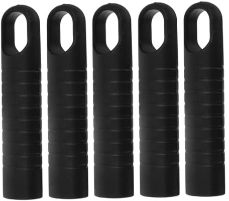 UKCOCO 5pcs Plastic Mop Handle Grip Caps Hole for 25mm Rods Broom Handle End Pieces Replacement Set for Cleaning Tools