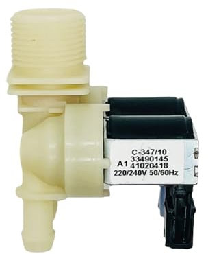 SSJAPYQV Washing Machine Water Inlet Valve Replacement Accessories，Compatible For CANDY Washing Machine 41018989 41020418 220V Repair Parts