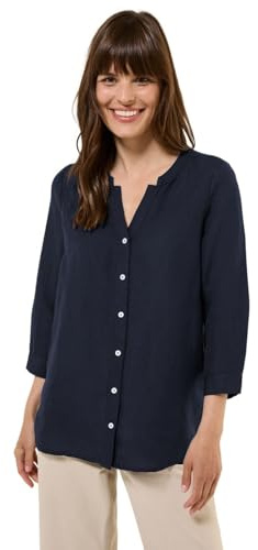 Cecil Damen 3411474 Leinenmix Tunika mit Knöpfen (1er Pack)