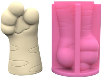 Stampo in silicone geometrico artiglio arte gesso vaso scatola di immagazzinaggio stampo per realizzare vaso di fiori portapenne artiglio arte stampi per resina epossidica