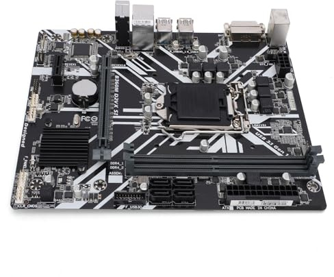 Annadue B360M D2VX SI Computer-Motherboard, DDR4-Desktop-Motherboard mit DVI-Ausgang und Gigabit-Netzwerkkarte für Core I7 I5 I3 Celeron CPU-Prozessor