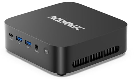 ACEMAGIC Kron Mini K1 Mini PC, AMD Ryzen 5 7430U (Fino a 4.3 GHz),16GB DDR4 RAM 512GB M.2 2280 SSD,Mini Desktop Computer,AMD Radeon Graphics, BT 5.2/WIFI 6 Desktop PC per Ufficio,Studio,Business