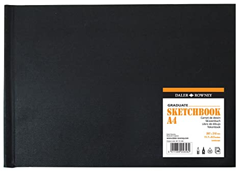 Daler Rowney Notizbuch, genäht A4 -