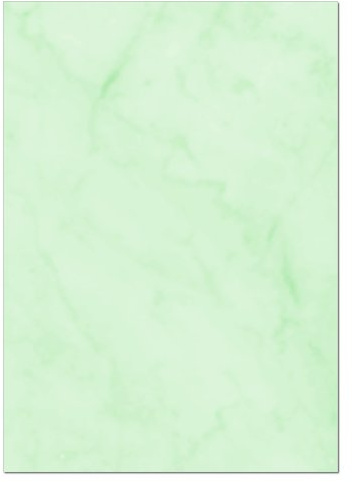 Gastronomie Papier (Grün-Marmor, DIN A5, 100 Blatt) für Speisekarten. Marmoriertes Papier, Einseitig bedruckt, für alle Drucker/Kopierer geeignet