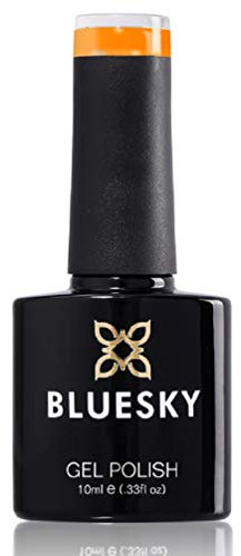 Bluesky Gel Nail Polish, Satsuma Summer Neon29, Bright Orange, Long Lasting, Chip Resistant, 10 ml (Requires Drying Under UV LED Lamp)