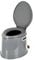FiNeWaY PORTABLE OUTDOOR/INDOOR GREY TOILET - POTTY LOO MANUAL, IDEAL FOR CAMPING CARAVAN PICNIC FISHING FESTIVALS