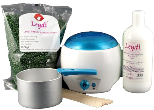 Leydi Heisswaxset Premium Azulen - Brazilian Waxing Komplettset mit Waxgerät ...