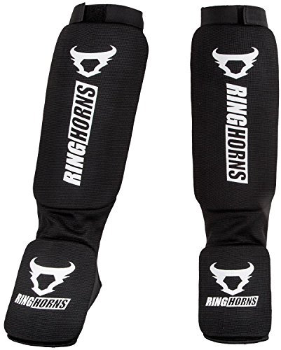 Ringhorns, Kontact Protège-Tibias, Homme, Taille Unique, Noir