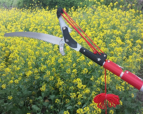 Das neue Schrägschnitt 4 rund geschnitten und Neigen High Altitude Garten-Werkzeug (Schere + Säge + Seil ohne Stangen)