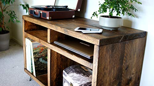 KRUD-35 - Supporto per giradischi, in vinile, per mobili da impalcature, stile rustico, per TV