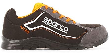 SPARCO Sicherheitshalbschuh Nitro Black Orange S3 SRC Größe 41 Schwarz Orange