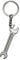 Fat-catz-copy-catz Mini Novelty Work Tools Keyring Novelty Keychain Gift for boys men Spanner, Axe, Hammer (Spanner Keyring)