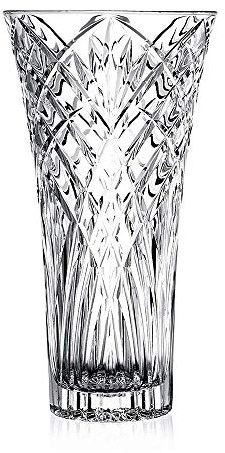 Vase, vases en Verre pour Fleurs, Grands vases à Fleurs Transparents (30 cm)