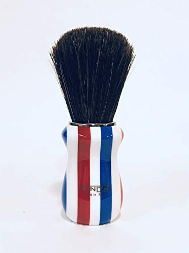 Zenith Barber Pole Rasierpinsel mit Rosshaar - Made in Italien