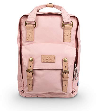 Doughnut MACAROON Rucksack Reborn Series Unisex 16L mit Laptopfach I Studenten-Rucksack funktionell & handgefertigt I ideal als Reise-Rucksack oder leichter City-Rucksack I Daypack in Pink