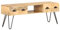 SKM Meuble TV Salon 120x35x45 cm Bois Solide de Manguier