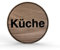 Holz-Türschild Piktogramm Küche - Hinweisschild aus Eichenfurnier - rund Ø 10cm, eiche - Für Ihre Tür & Wand - Inkl. Klebepad - Betriebsausstattung24®