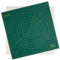 The Quilted Bear Rotierende Schneidematte/Bastelmatte 47.5 x 47.5cm, selbstheilend und 360° drehbar, innovatives Verriegelungsdesign, rutschfeste Unterseite, mit 30/45/60-Grad-Markierungen (Grun).