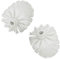 Accessoire de rechange de rechange pour salle de bain Brosses de nettoyage de toilette en plastique ordinaire Supports de tête Brosses de toilette durables Blanc 2x Têtes blanches Créatif durable