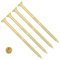 TERF High Performance Wood Screw 6.0 X 150mm Pozi Drive Flat Countersunk Double Head Screws 6.0 X 150mm For Hardest Hard Wood Fence Floorboard Hard and Softwood - Pack of 10, Zinc Yellow