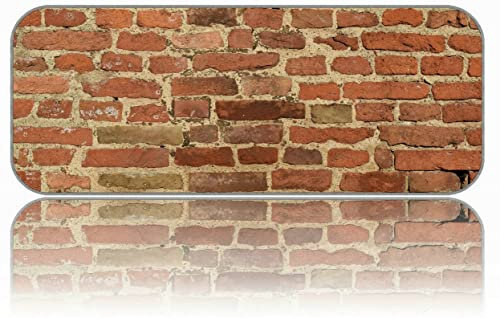 YENDOSTEEN Gaming Mouse Pad with Stitched Edges,Brick Texture Wall Non-Slip Rubber Mousepad