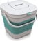 YourCasa® Cubo de Basura Cocina - 4L - Plegable - para la Basura orgánica Diaria en la Cocina - para lavavajillas - Resistente a los olores - Basura ecológico sostenible con Tapa