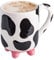 SWEETLO Cow Coffee Mug with Udders - Cow Print Cup Gift - 15oz Ceramic Taza de Vaca