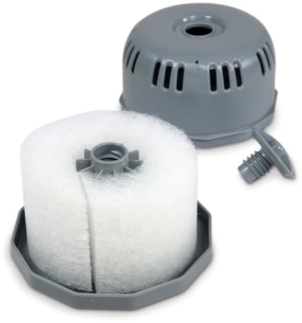flux Filterkartusche Größe VI 58239 - Wiederverwendbarer High-Tech PE-Filter Ø 120 mm Höhe 70 mm - 3D Filtration mit 250x Filteroberfläche - Waschbar Made in Germany - Kompatibel mit Lay-Z-Spa