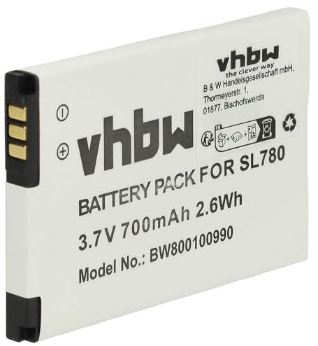 vhbw Akku kompatibel mit Siemens Gigaset SL750 | SL750H, SL750H Pro, SL78, SL800H Pro schnurlos Festnetz Telefon (700 mAh, 3,7 V, Li-Ion)