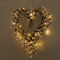 15.7'' Heart Shaped Wreath,Valentine's Day Heart Wreath - Premium Twigs and Light Decor for Living Room, Wall, Staircase, Door - Perfect Decoration (Heart shaped - white small
