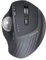 ProtoArc EM01 NL Trackball Maus Kabellos, Bluetooth Rollerball Daumen Maus, Einstellbarer Winkel, Wiederaufladbare, 5 DPI Einstellbar, 3 Geräteanschluss für PC, Mac, Windows - Silver Ball