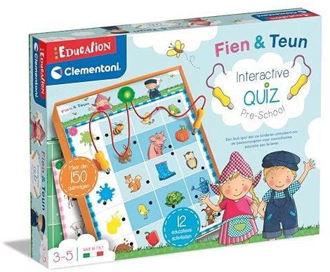 Clementoni Interactive Quiz, Lernspiel, Produkt Mit Design Entwickelt in Italien, Multicolor - 81168
