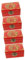 TOPBATHY 4pcs Box Dominoes Storage Box Business Card Holder Mahjong Storage Container Playing Card Holder Card Carrying Case Mahjong Organizer Playing Card Boxes Mahjong Container Red
