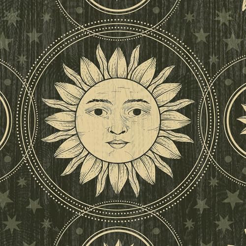 ANLIKY-Pro Self Adhesive Wallpaper Golden Sunflowers Peel and Stick Contact Paper, 44X600CM, Green Background Removable Decorative Film for Cabinet Furniture