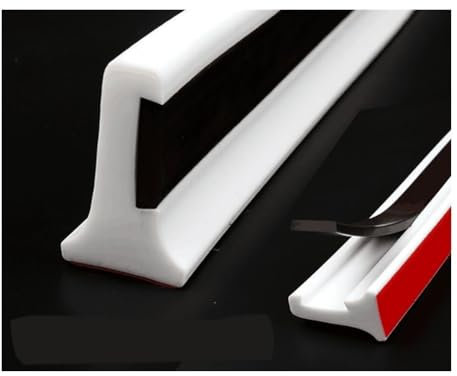 Seuil de douche étanche - Joint d'étanchéité pour bas de porte - Non magnétique - 1,6 m