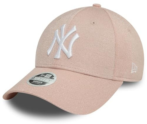 New Era 9Forty Damen Cap - Glitter New York Yankees rosa