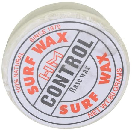 GLOGLOW Surf Wax Set mit Base Tropical Warm Cool Cold Water Temperature Anti-Rutsch für Surfer (Weiß)
