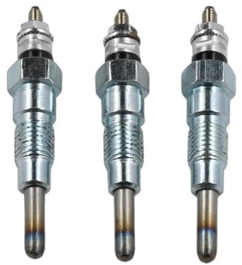 Celliparts Glühkerzen 15951-65510 15951-65512, kompatibel mit Kubota-Motor D1102, D1302, D650, D750, D850, D950, Kompakttraktoren B7100, B7100HST-DT B1500, B71100HST-DT B1500, 3 Stück 00 B7 001 B8200