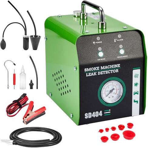 CarBole Smoke Leak Detector Automotive Smoke Machine Kit,EVAP System Tester,Built-in Air Pump,Pressure Gauge,Dual Modesfor 12V Vehicles