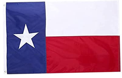 Bandiera del Texas cucito Texas Federal and Country Flag Polyester Banner Hanging 90x150 cm Flag