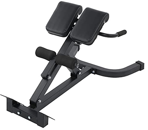 Multifunktionales Workout, Hyperextensions-Bank mit 8 Höhenverstellungen, Krafttraining für Arme, Beine & Bauch, faltbar für Home, Gym oder Reha