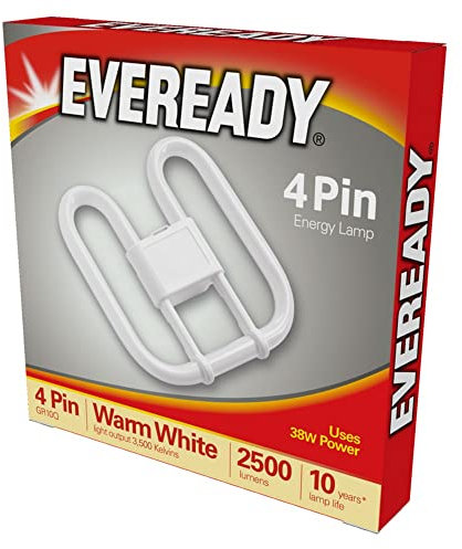 Eveready 0280-038835ue 38W 4 PIN Energy Saver 2D LAMP, 38 W