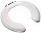 Celmac Crescent Adult A Toilet Seat with Stainless Steel Hinges