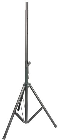 Adam Hall Stands SPS 54 B - Boxenständer, Stahl-Boxenstativ, Mit Sicherungssplint, Belastbarkeit bis zu 35 kg, Stahl, schwarz