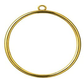 Vervaco Stickrahmen Plastik Klein Stickerei Rahmen GOLDENES OVAL Kreuzstich Zubehör Rahmen ca. 6 x 8 cm Kunststoff Wanddekoration DIY Stickbilder zum Aufhängen Handwerksmaterial