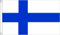 Finnland-Flagge, 150 x 90 cm, 100 % Polyester, Bannerflagge ideal für Kneipen, Clubs, Schule, Festival, Büro Party-Dekoration