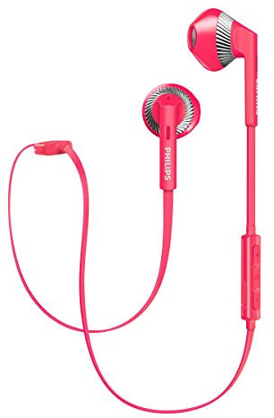 Philips Freshtones MyJam SHB5250PK Écouteurs Bluetooth avec Micro, Confortables et Légers , Rose