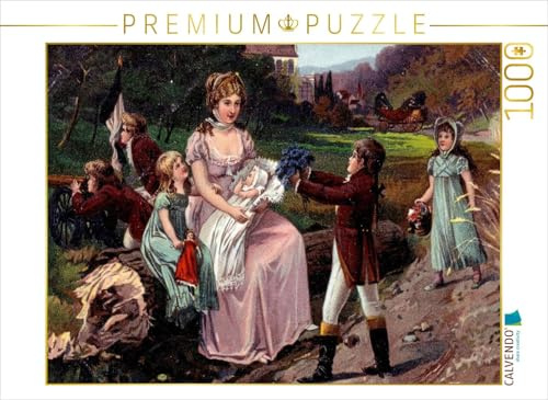 CALVENDO Puzzle Königin Luise mit ihren Kindern in Königsberg | 1000 Teile Lege-Größe 64 x 48 cm Foto-Puzzle für glückliche Stunden