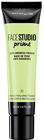 Maybelline New York, MakeUp Master Prime, 30 Anti-redness, 30 milliliter